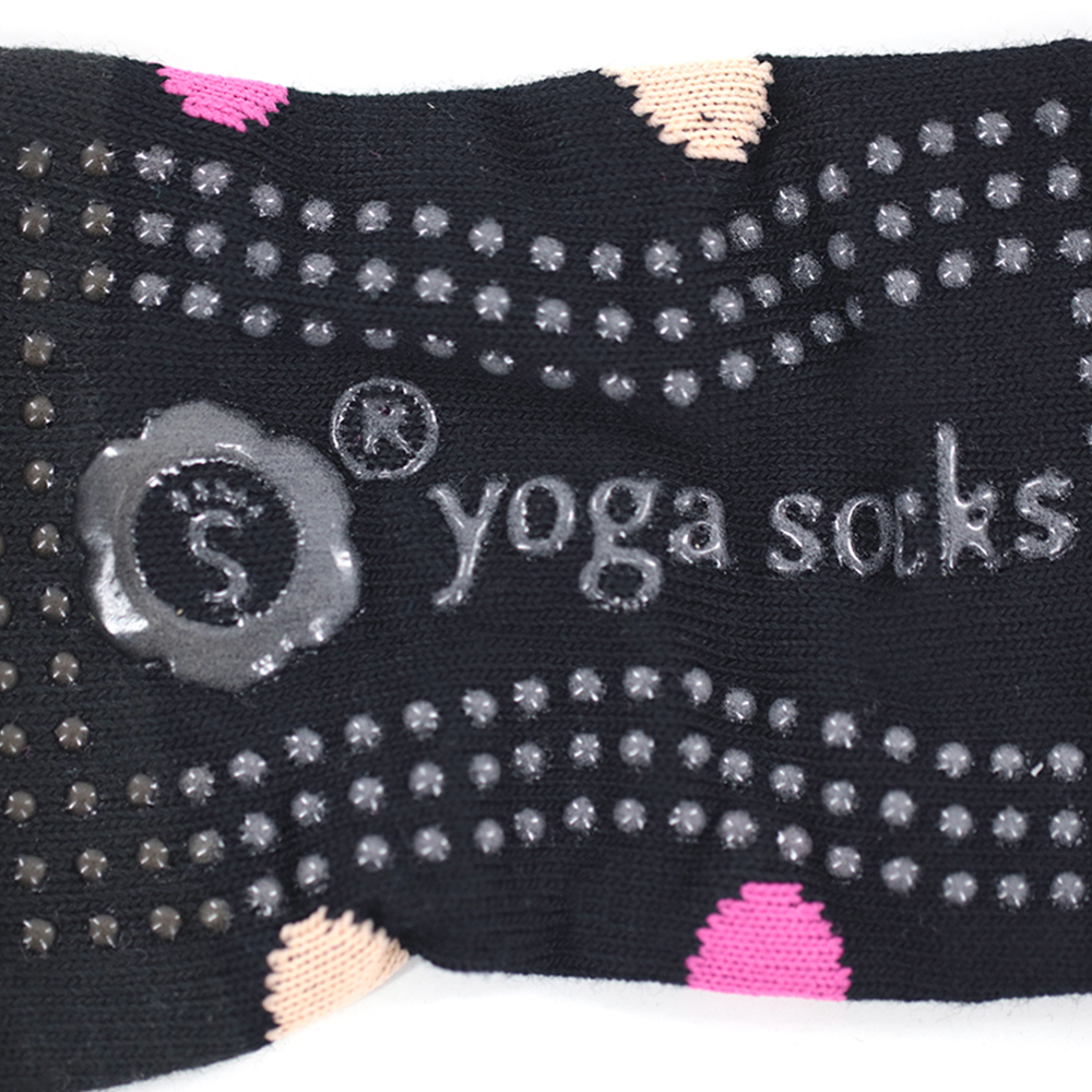Calcetines de yoga antideslizantes con punta completa y cinco dedos